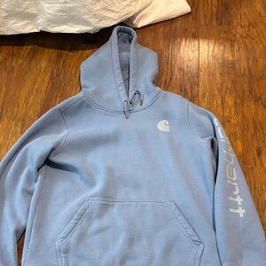 Carhartt Men's Light Blue Hoodie